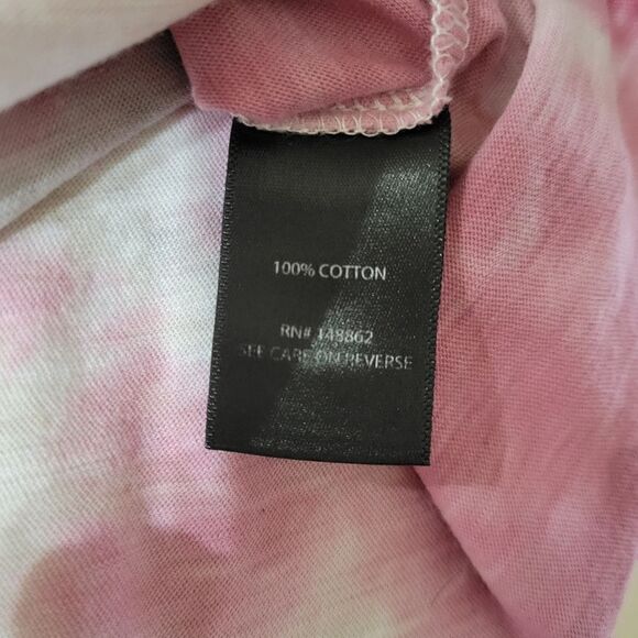 Torrid Women's Tie Dye Off-Shoulder Short Sleeve Pullover Top - Picture 12 of 14